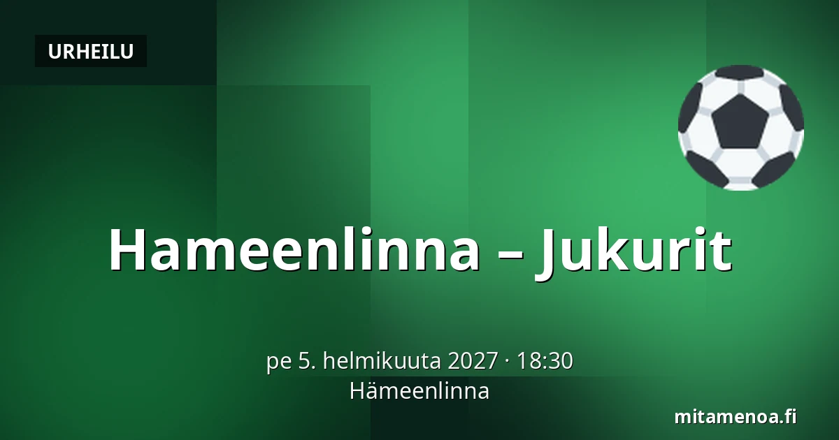 Hameenlinna – Jukurit — Hämeenlinna