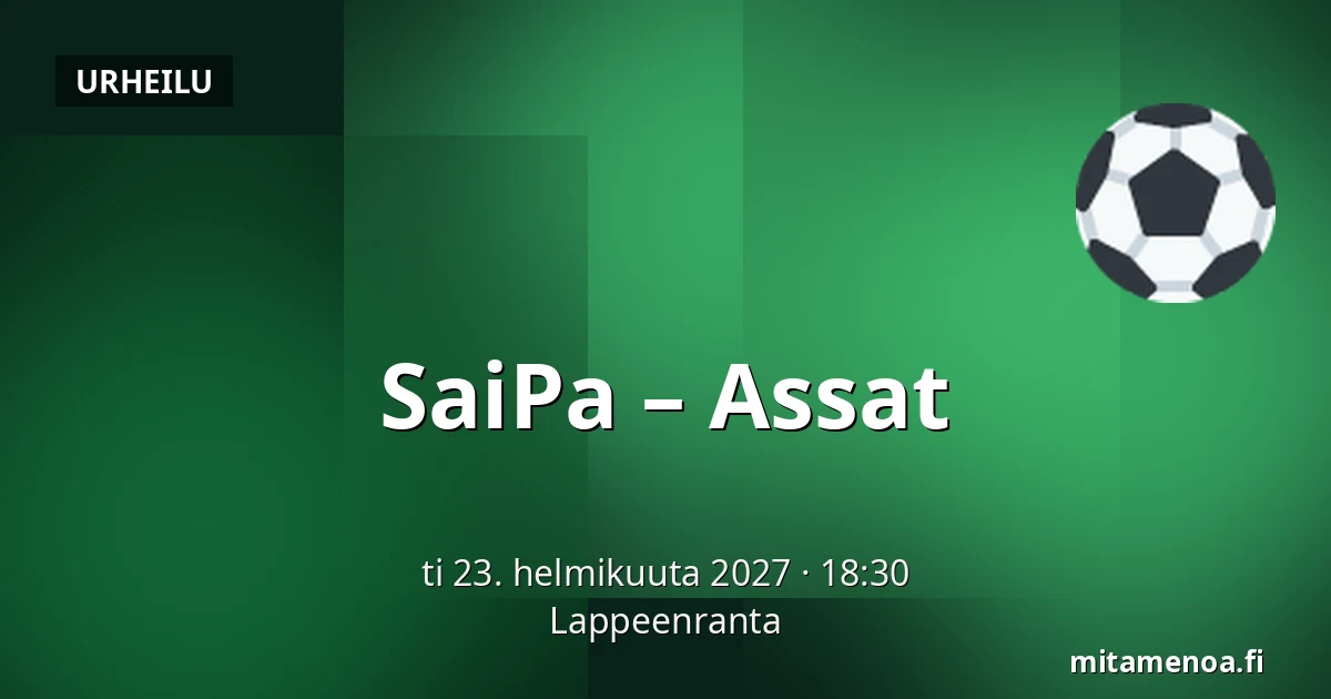 SaiPa – Assat — Lappeenranta