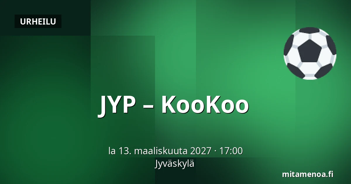 JYP – KooKoo — Jyväskylä