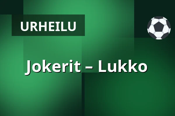 Jokerit – Lukko — Helsinki