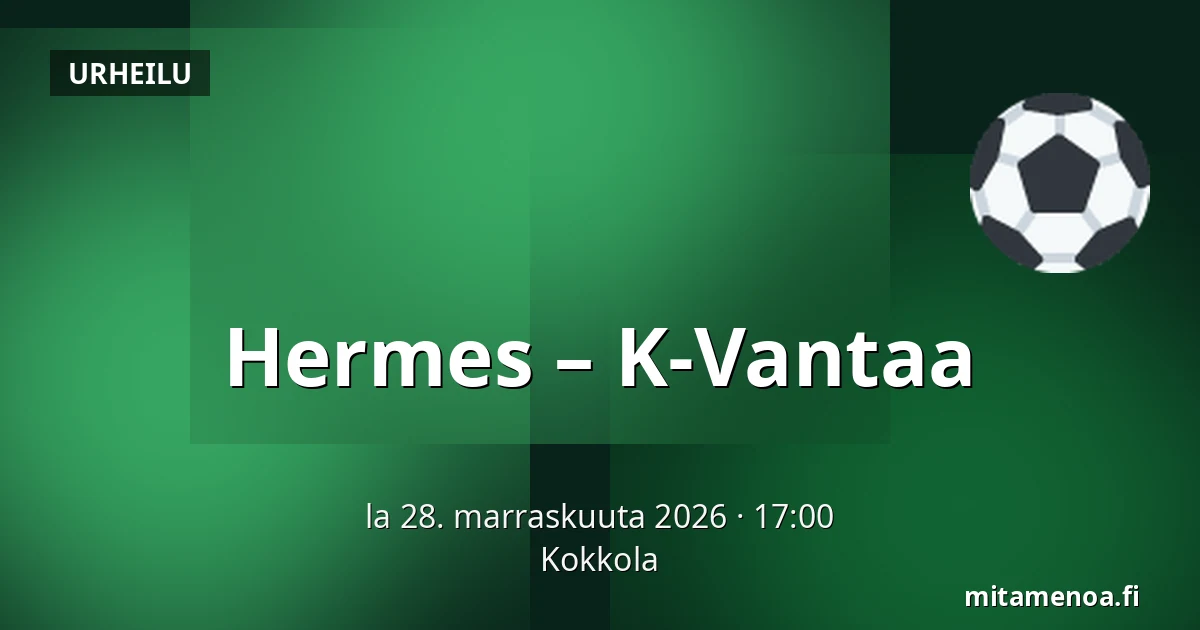 Hermes – K-Vantaa — Kokkola