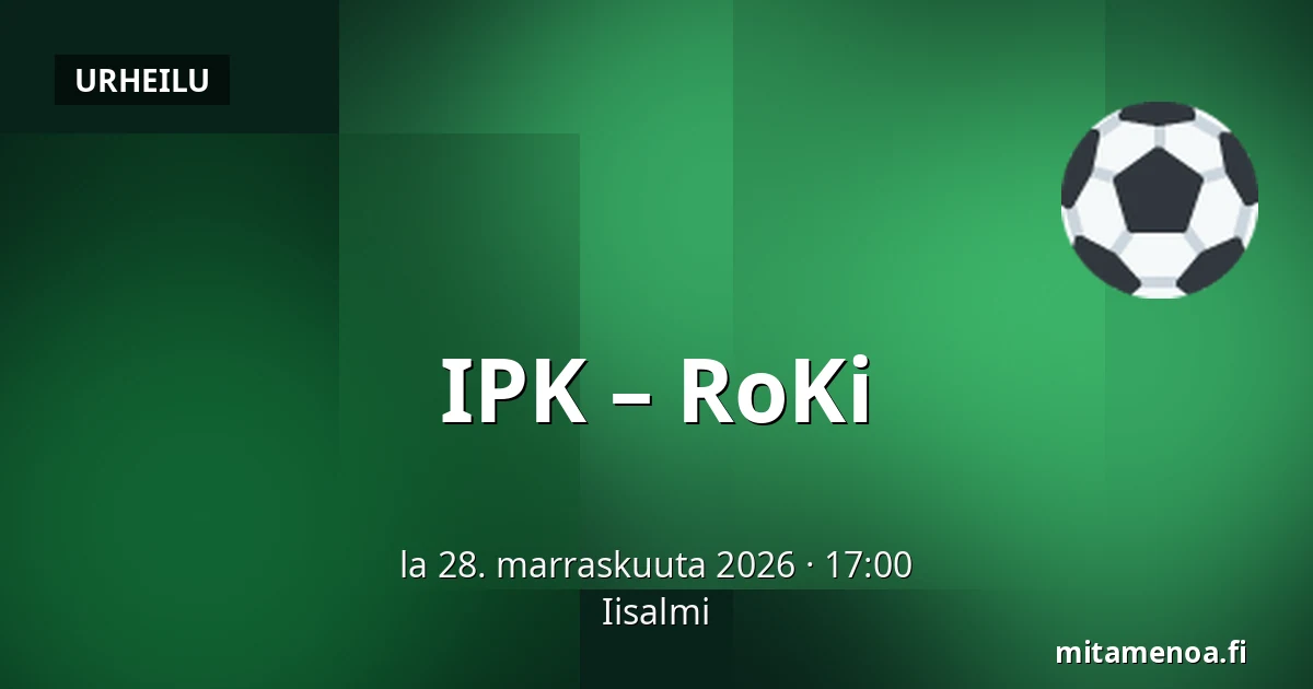 IPK – RoKi — Iisalmi