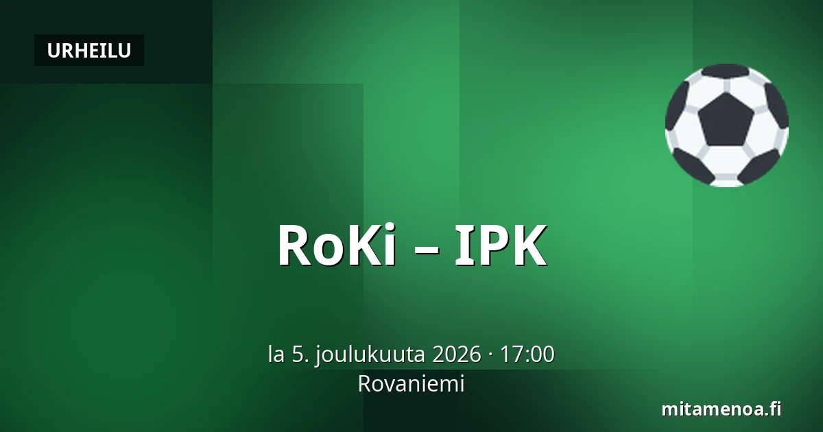 RoKi – IPK — Rovaniemi
