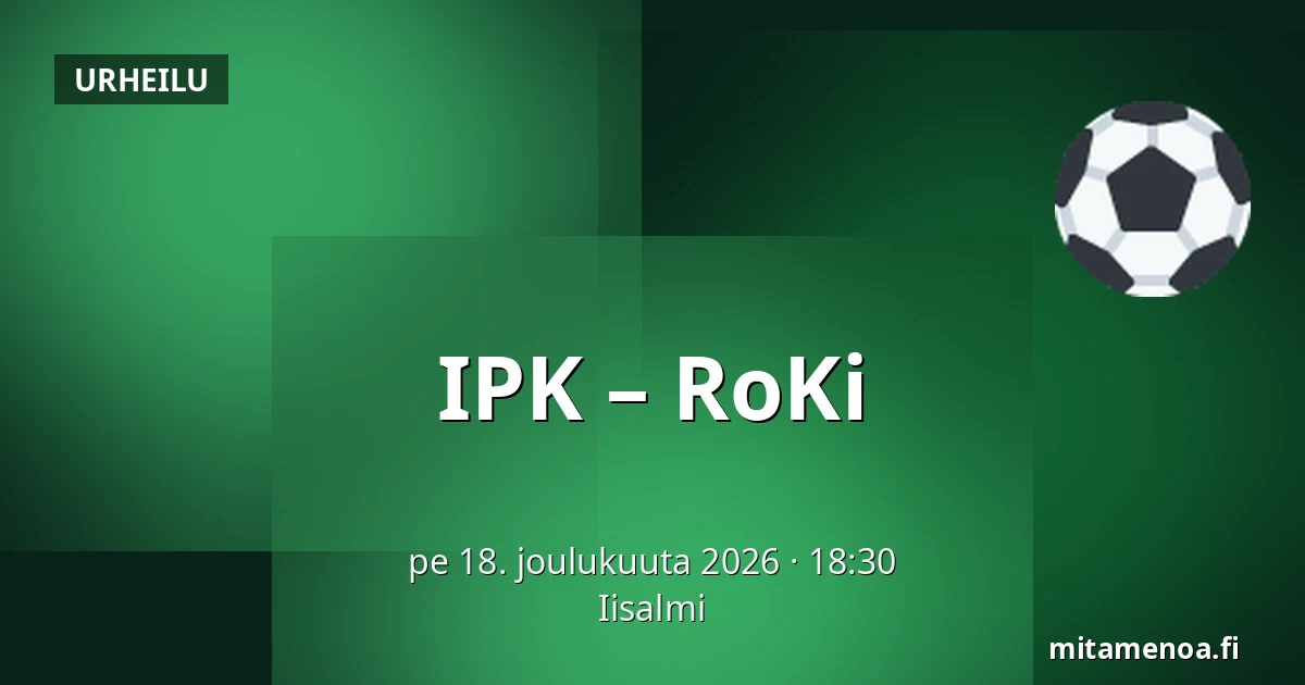 IPK – RoKi — Iisalmi