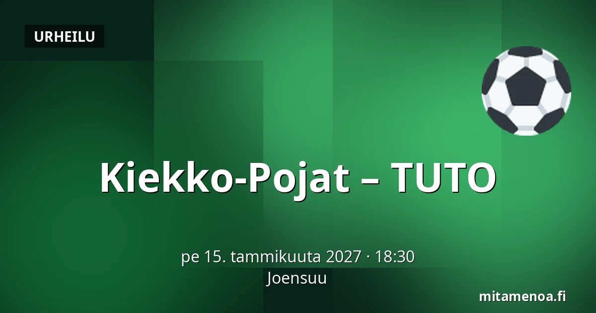 Kiekko-Pojat – TUTO — Joensuu