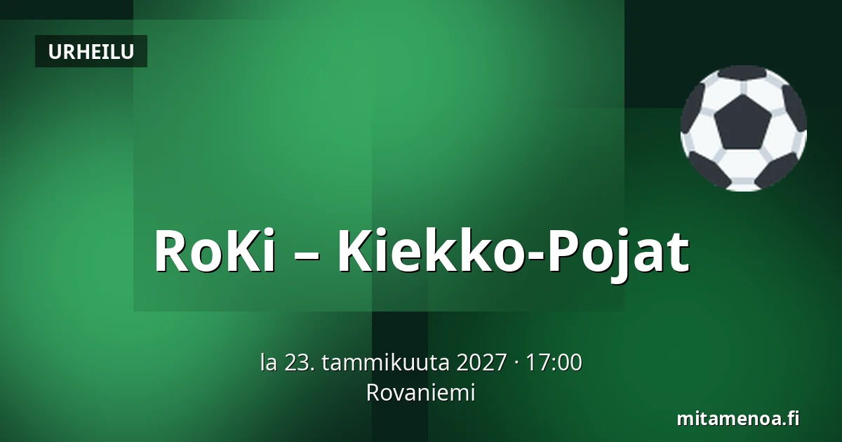RoKi – Kiekko-Pojat — Rovaniemi