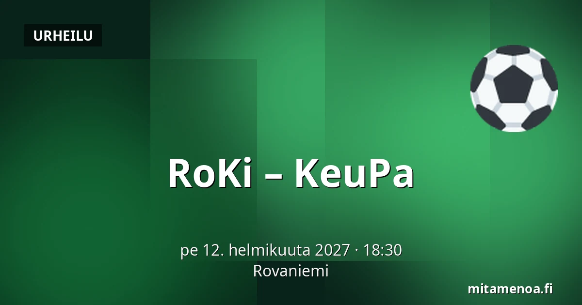 RoKi – KeuPa — Rovaniemi