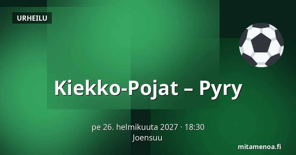 Kiekko-Pojat – Pyry — Joensuu