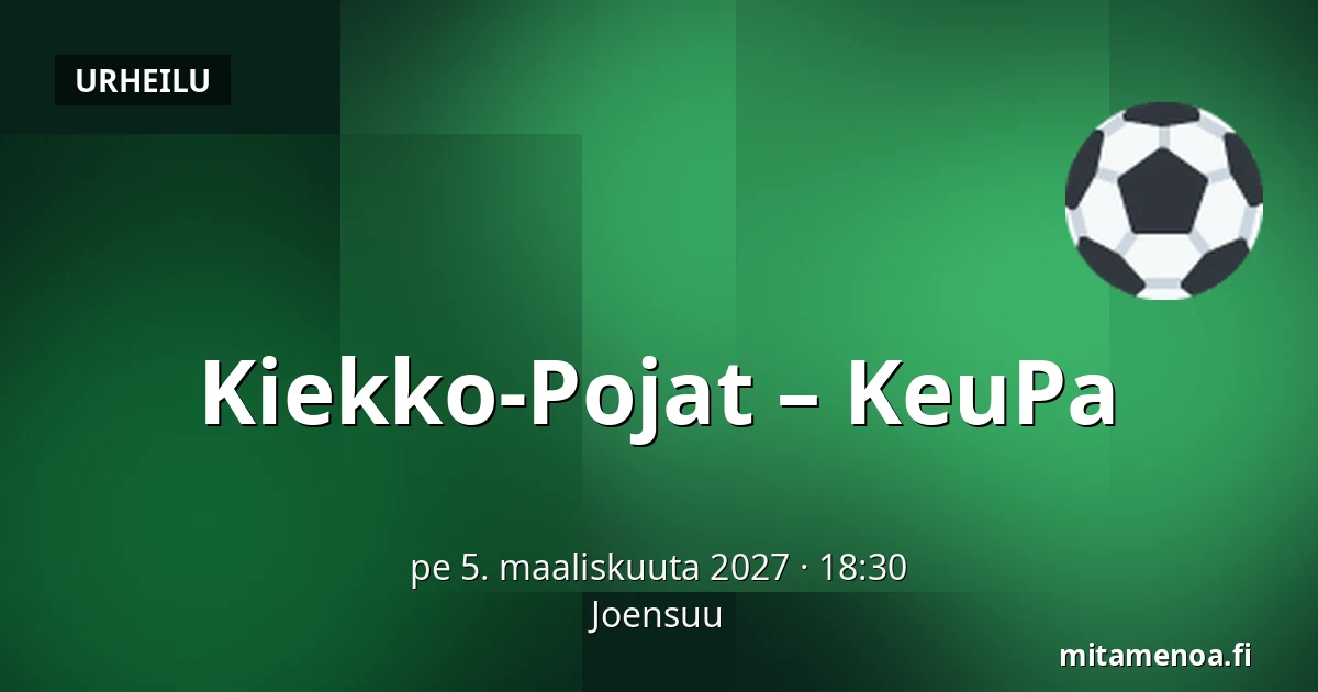Kiekko-Pojat – KeuPa — Joensuu