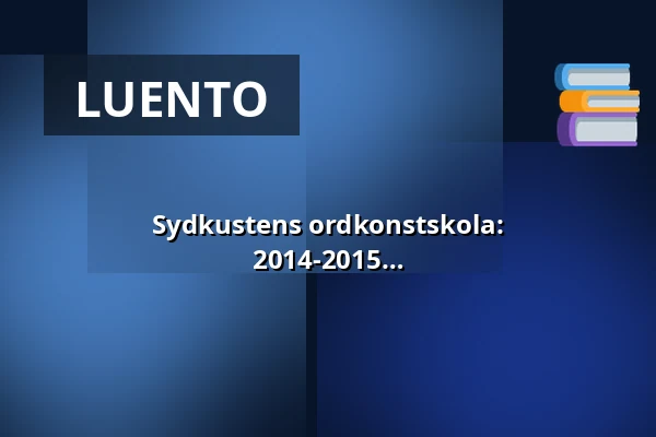Sydkustens ordkonstskola: Manusmästarna – 11–12-vuotiaat, 2014-2015 syntyneet — Annantalo, Helsinki