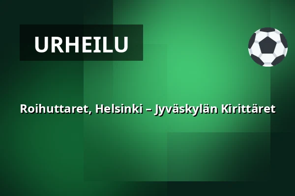 Roihuttaret, Helsinki – Jyväskylän Kirittäret — Roihuvuoren pesäpallokenttä, Helsinki