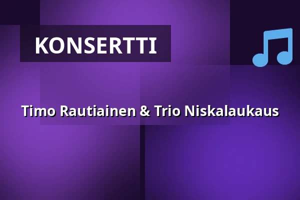 Timo Rautiainen & Trio Niskalaukaus — Circus Live, Kuopio