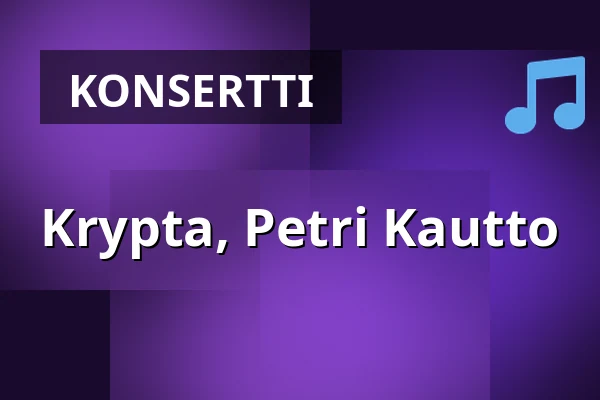 Krypta, Petri Kautto — On The Rocks, Helsinki