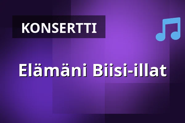 Elämäni Biisi-illat — Factory Halli, Mediapolis, Tampere