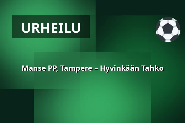 Manse PP, Tampere – Hyvinkään Tahko — Kaupin pesäpallostadion, Tampere