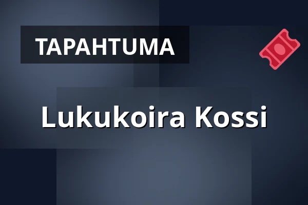 Lukukoira Kossi — Sellon kirjasto, Espoo