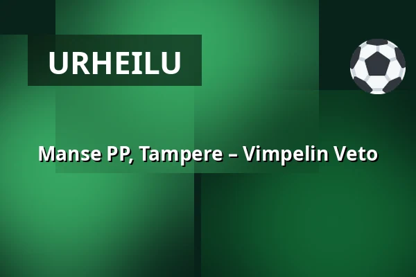 Manse PP, Tampere – Vimpelin Veto — Kaupin pesäpallostadion, Tampere