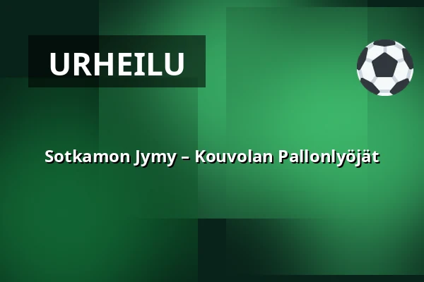 Sotkamon Jymy – Kouvolan Pallonlyöjät — Terrafame Stadion, Sotkamo