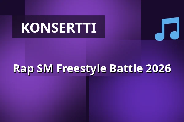 Rap SM Freestyle Battle 2026 — Valkoinen Sali, Helsinki