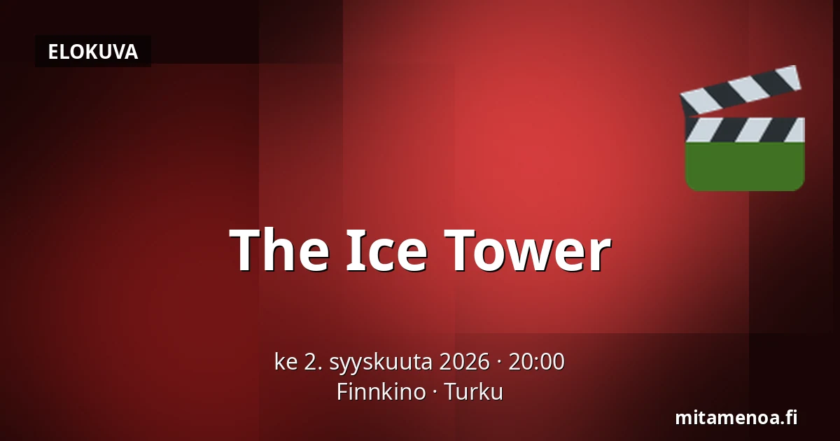 The Ice Tower — Finnkino, Turku