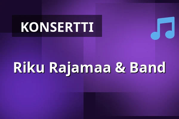 Riku Rajamaa & Band — Puotilan kartano, Helsinki