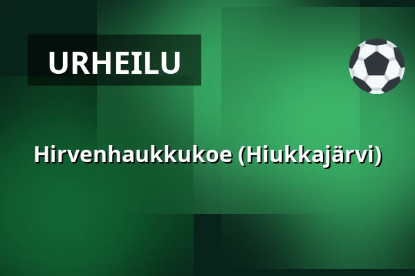 Hirvenhaukkukoe (Hiukkajärvi) — sotkan erähovi, Kauhajoki