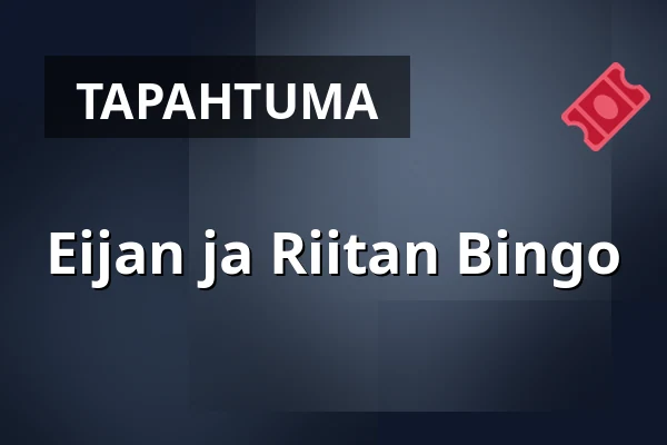 Eijan ja Riitan Bingo — toimintojen talo, Seinäjoki