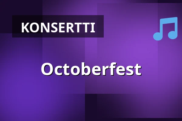 Octoberfest — Meijerin Maitobaari, Sysmä