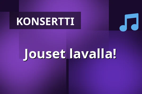 Jouset lavalla! — Kauniaisten kirkko, Kauniainen