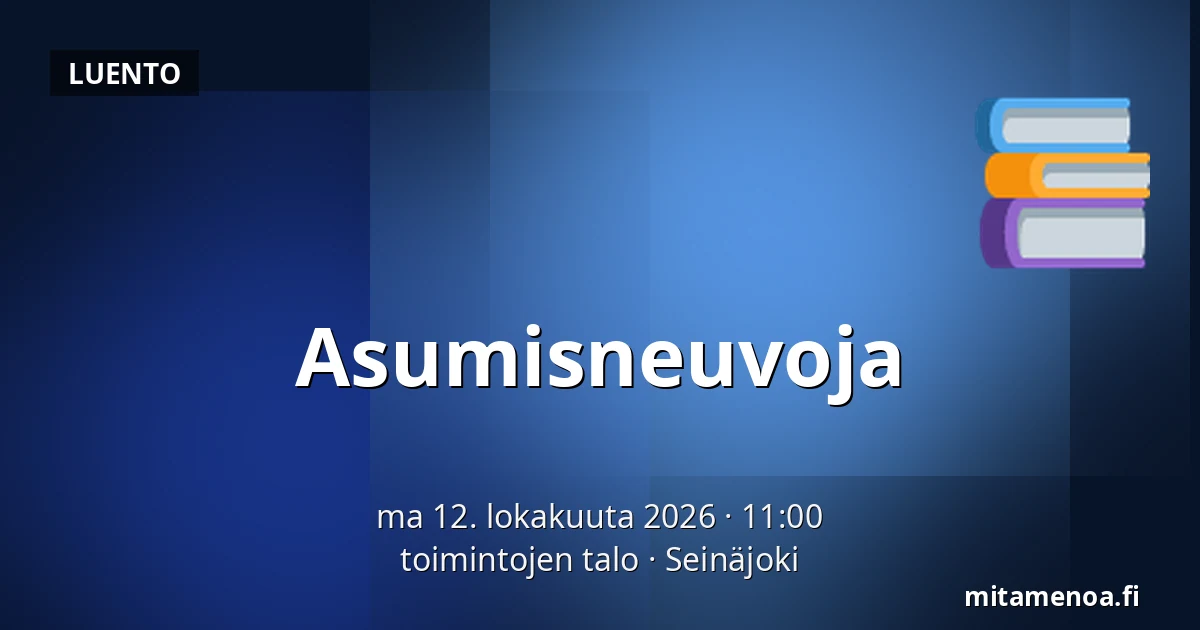 Asumisneuvoja — toimintojen talo, Seinäjoki