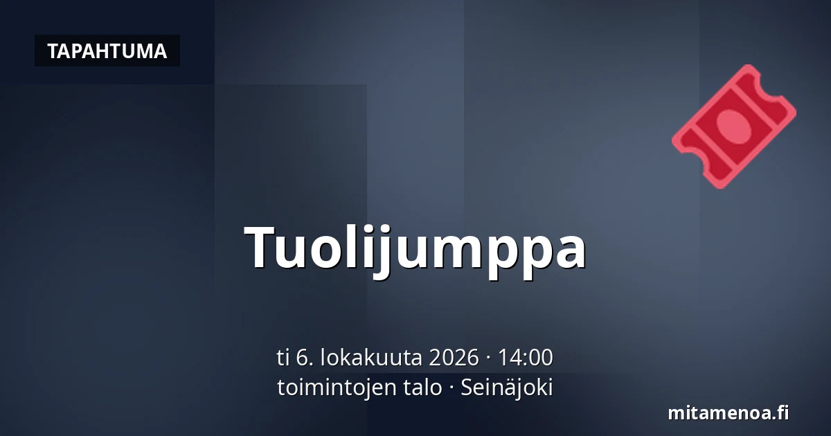 Tuolijumppa — toimintojen talo, Seinäjoki