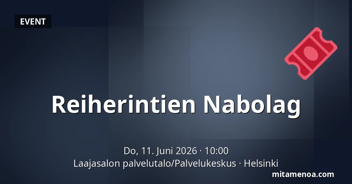 Reiherintien Nabolag — Laajasalon palvelutalo/Palvelukeskus, Helsinki