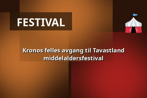Kronos felles avgang til Tavastland middelaldersfestival — Kronos ry, Helsinki