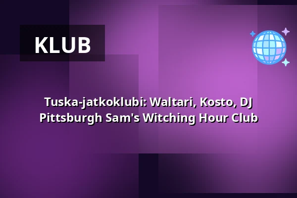 Tuska-jatkoklubi: Waltari, Kosto, DJ Pittsburgh Sam's Witching Hour Club — On The Rocks, Helsinki