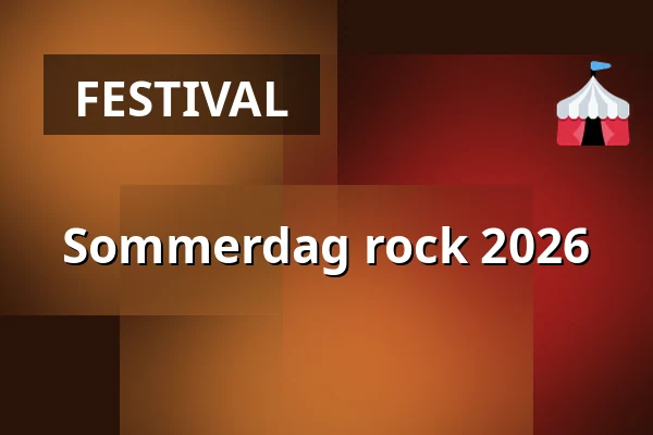 Sommerdag rock 2026 — Valtimotalo, Valtimo