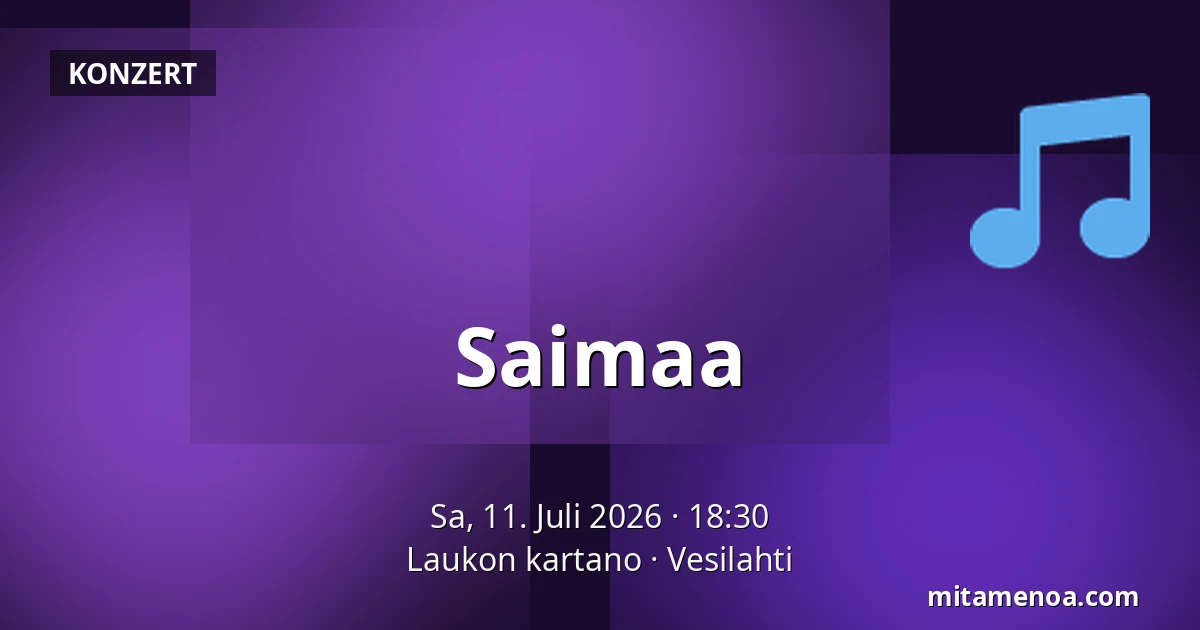 Saimaa — Laukon kartano, Vesilahti