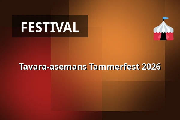 Tavara-asemans Tammerfest 2026 — Tavara-asema, Tampere