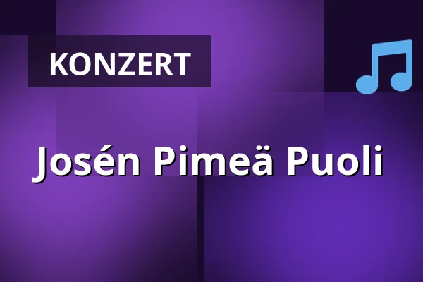 Josén Pimeä Puoli — G Livelab Tampere, Tampere