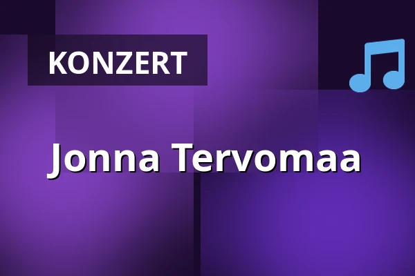 Jonna Tervomaa — Tavastia-klubi, Helsinki