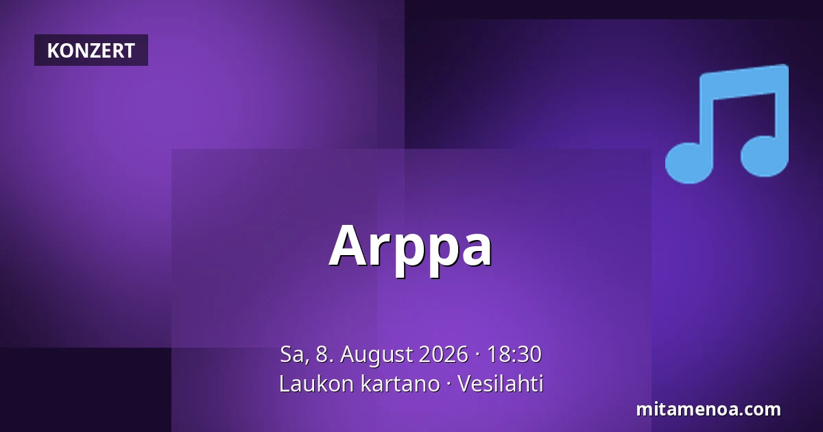 Arppa — Laukon kartano, Vesilahti