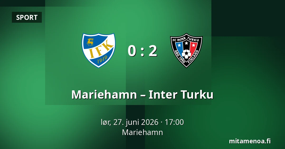 Mariehamn – Inter Turku — Mariehamn