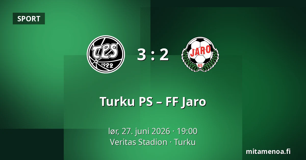 Turku PS – FF Jaro — Veritas Stadion, Turku