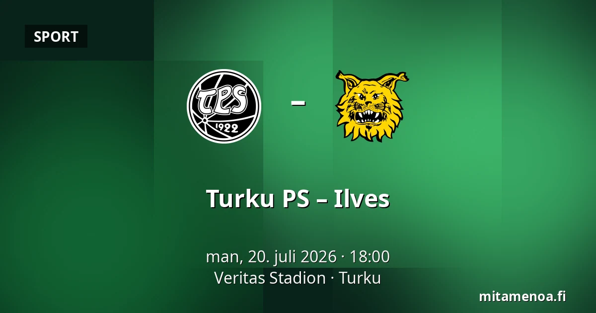 Turku PS – Ilves — Veritas Stadion, Turku