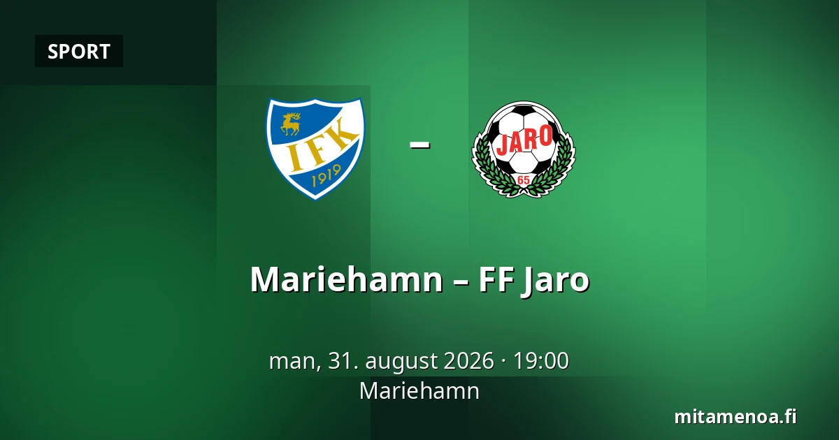 Mariehamn – FF Jaro — Mariehamn