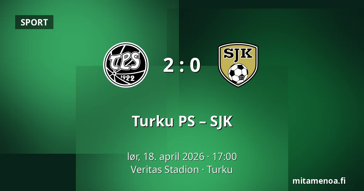 Turku PS – SJK — Veritas Stadion, Turku