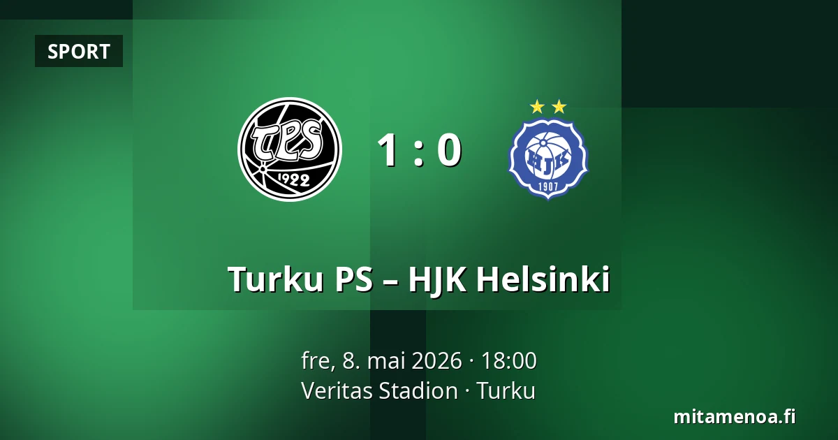 Turku PS – HJK Helsinki — Veritas Stadion, Turku