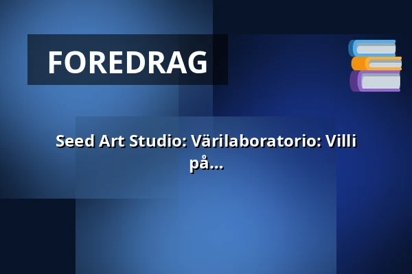 Seed Art Studio: Värilaboratorio: Villi pohjoismaiset värimusteet (undervisning på engelsk) - 7-11 år, født 2015-2019 — Annantalo, Helsinki