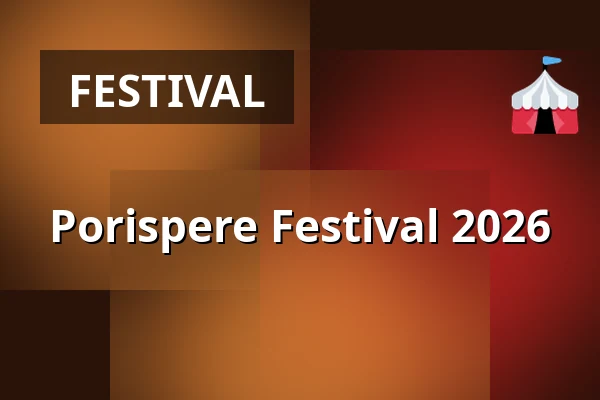 Porispere Festival 2026 — Kirjurinluoto, Pori