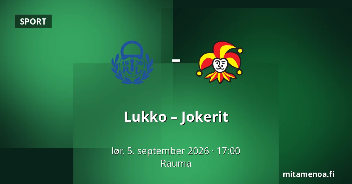 Lukko – Jokerit — Rauma