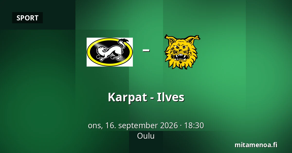 Karpat – Ilves — Oulu